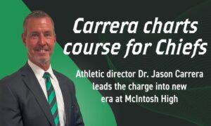 Carrera charts course for Chief athletics