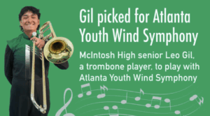 McIntosh’s Gil selected for Atlanta Youth Wind S...