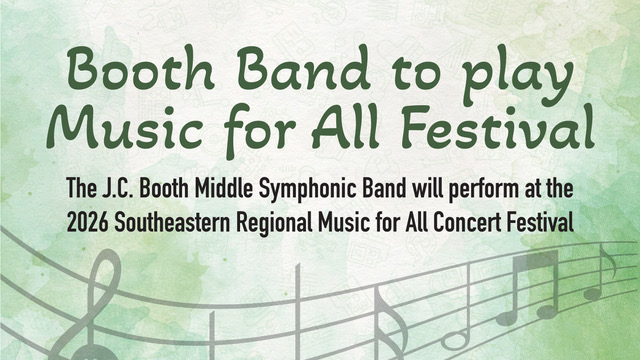 Booth Band to play Music for All Festival