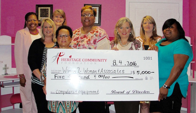 Grant presented to women’s charity