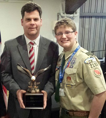 Chance awarded Golden Eagle for service