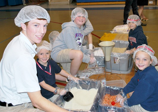 Heritage students working to end hunger