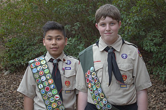 Castro, Austin attain Eagle Scout