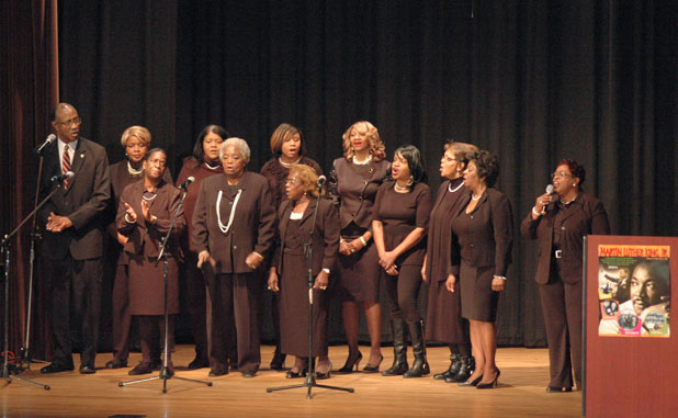 Bridging the gap is theme of MLK Day parade, forum