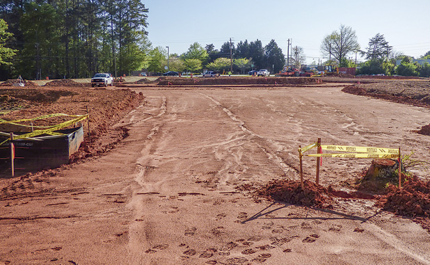 Fayetteville roundabout preview in clay