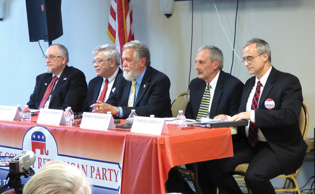 4 at-large candidates fire at Chairman Oddo