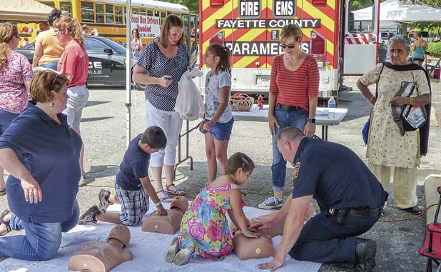 Children at Back to School Expo