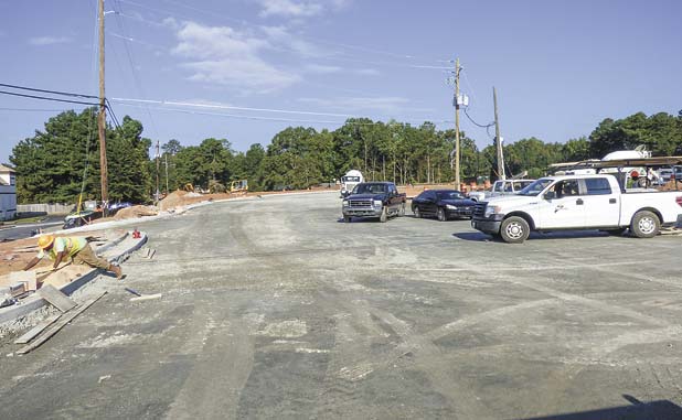 Fayetteville roundabout nearly ready