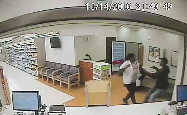 Drug-seeking robber on the run from area cops