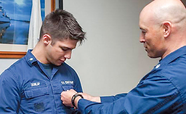 Coast Guardsman from PTC saves drowning woman in...